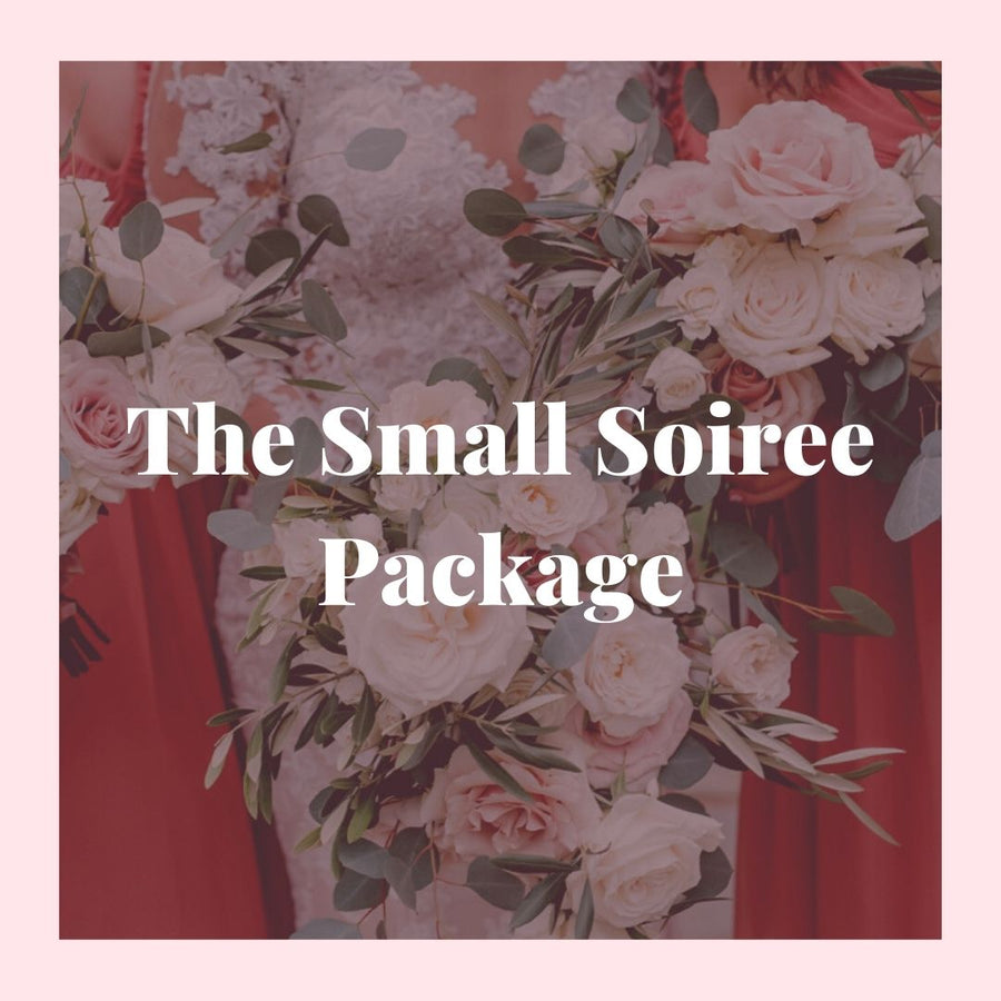 Hive Collection: The Small Soiree Package in Blushing Bee |  - Lizzie Bee's Flower Shoppe