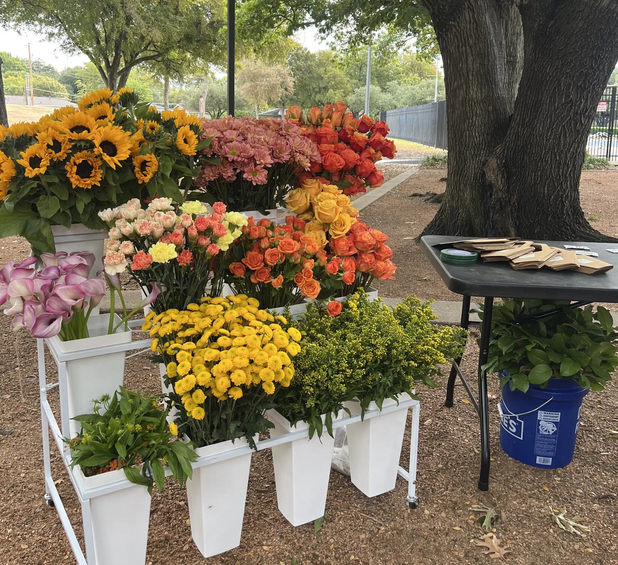 Flower Cart Rentals in Richardson, TX for Weddings, Showers & Events