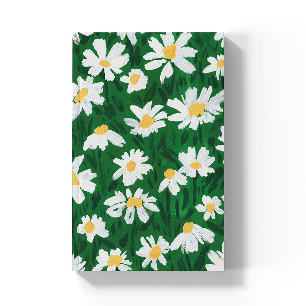 Painted Daisies Classic Layflat Notebook Journal