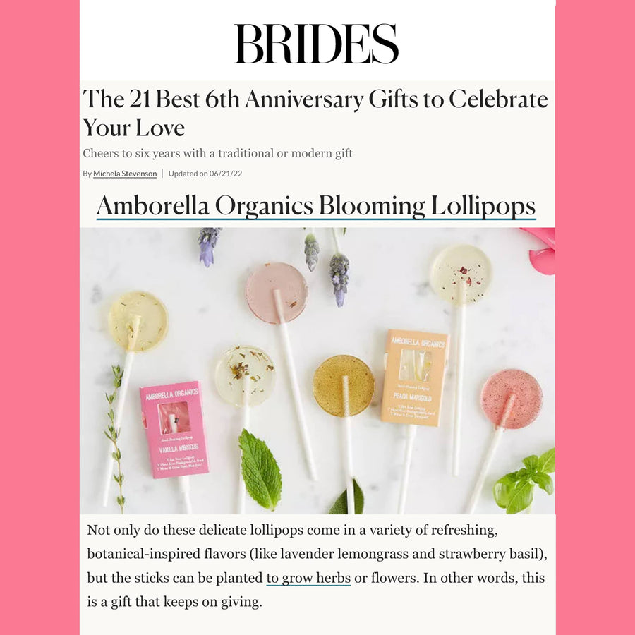 Blooming Lollipop | Eat, Plant & Grow