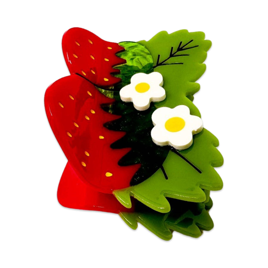 Jenny Lemons | Strawberries and Flowers Hair Claw