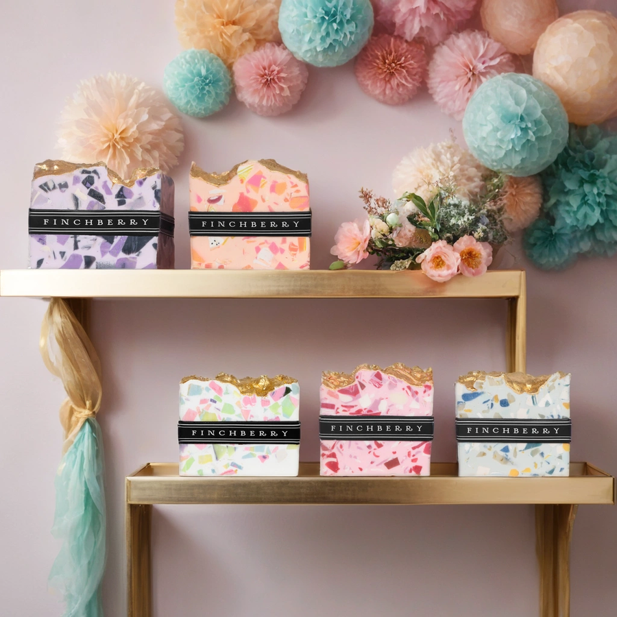 Goldie Handmade Terrazzo Vegan Soap