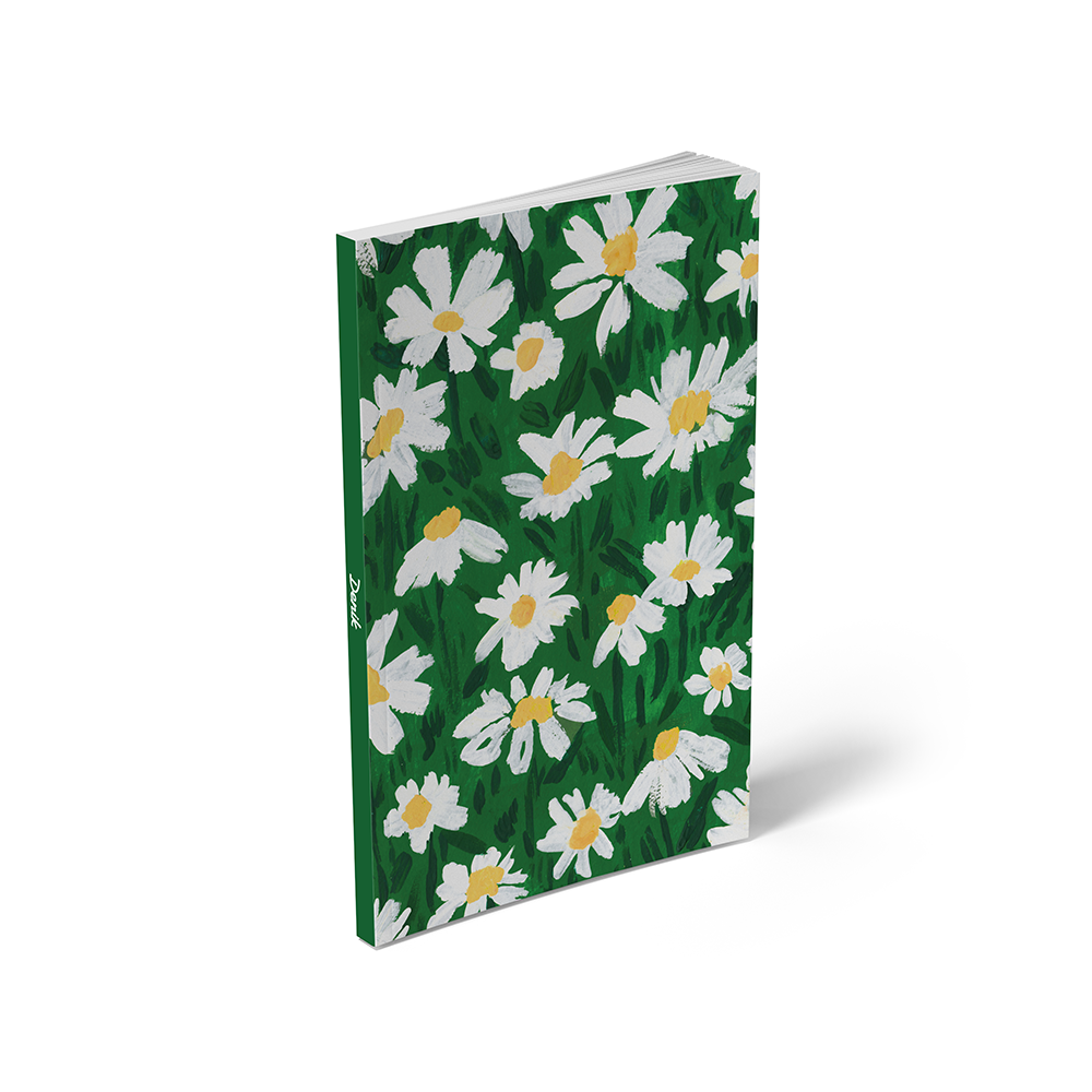 Painted Daisies Classic Layflat Notebook Journal