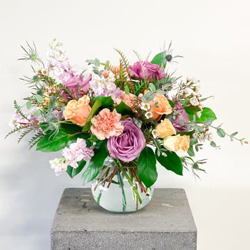 Spring Chateau | Florist Design in Lavender & Peach