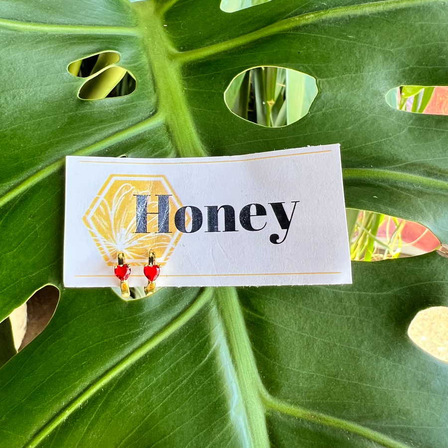 Honey | Valentine's Earrings