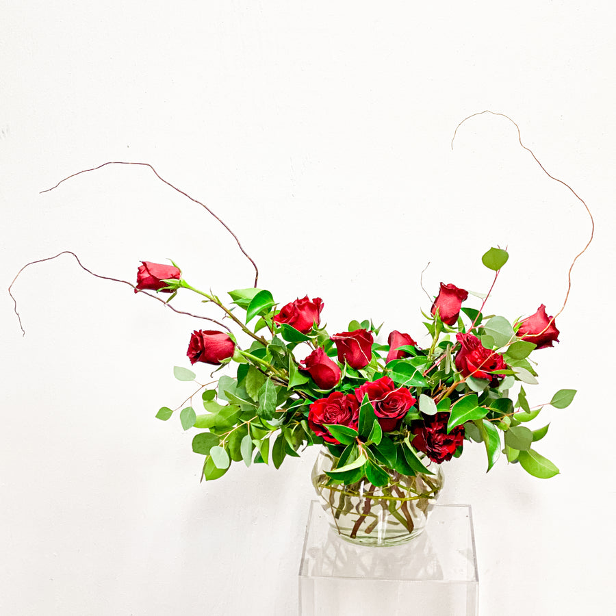 Rose Vase Arrangement