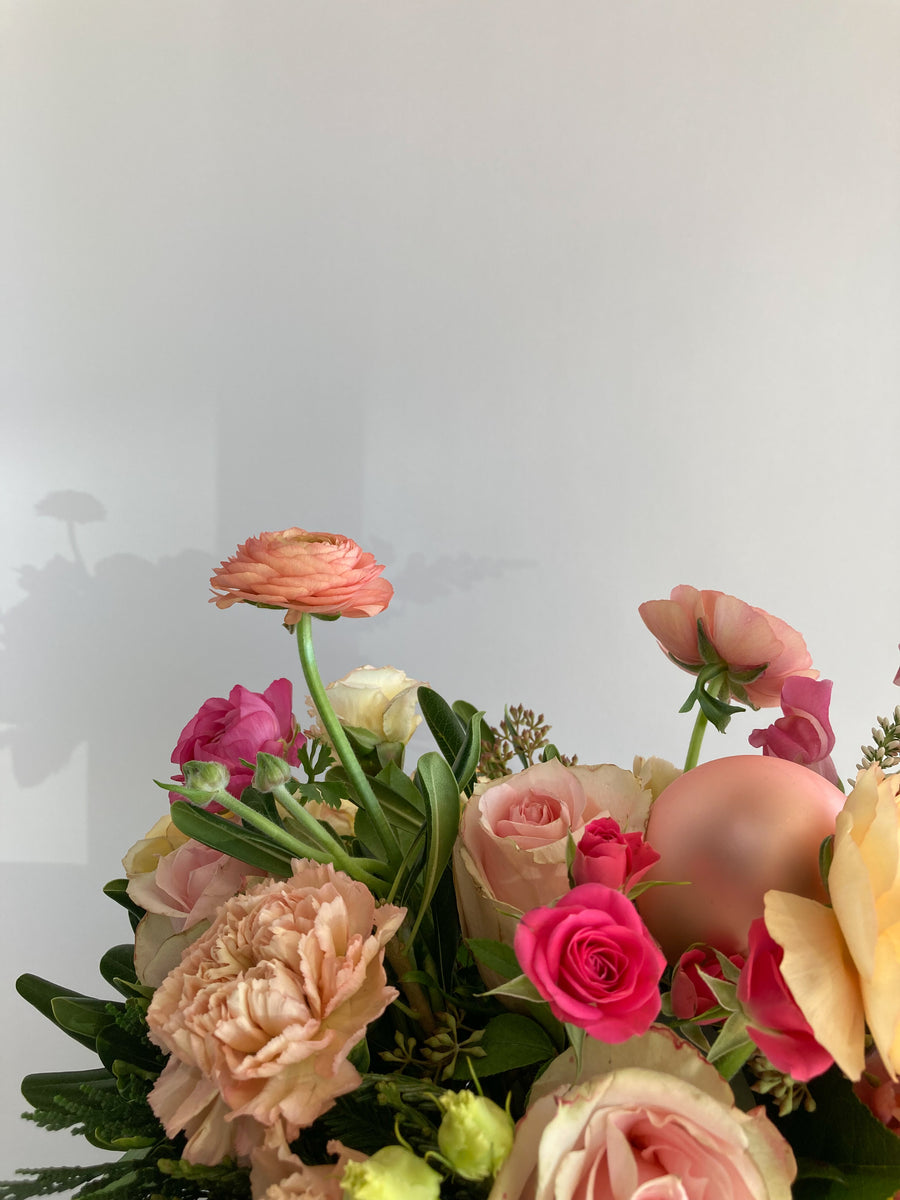 Peppermint Pink | Winter Seasonal Florist Design in Playful Pinks