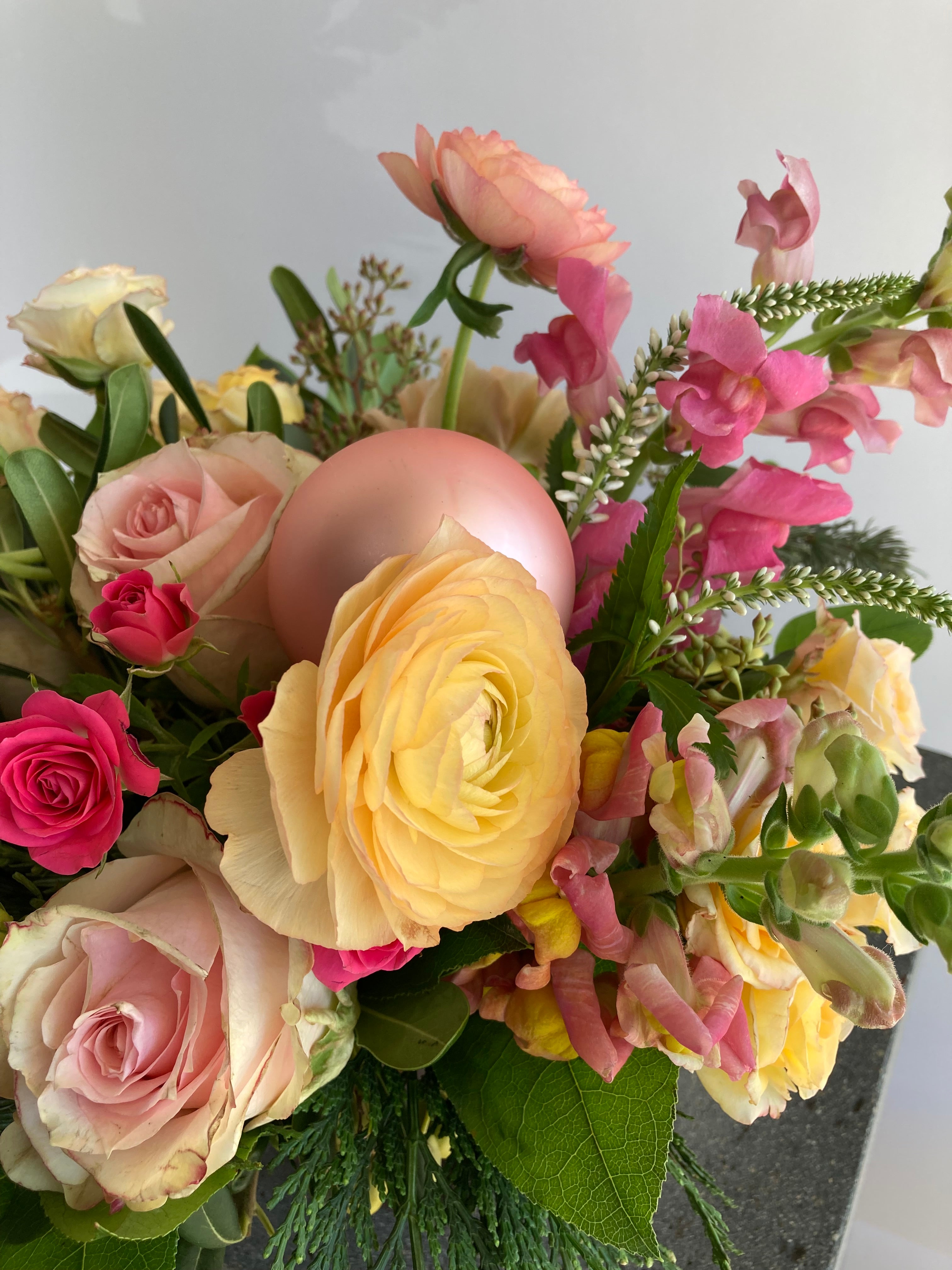 Peppermint Pink | Winter Seasonal Florist Design in Playful Pinks