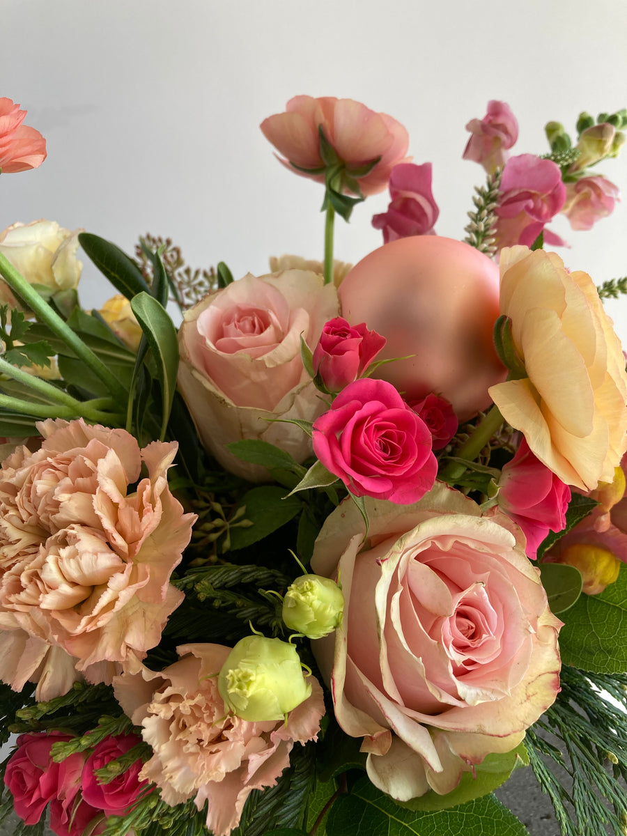 Peppermint Pink | Winter Seasonal Florist Design in Playful Pinks