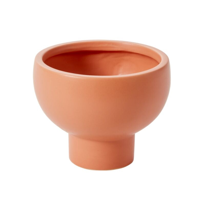 Terracotta-colored accent Decor capricorn compote