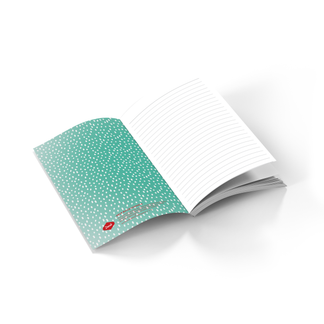 Soft touch layflat notebook journal with smooth cover for everyday writing
