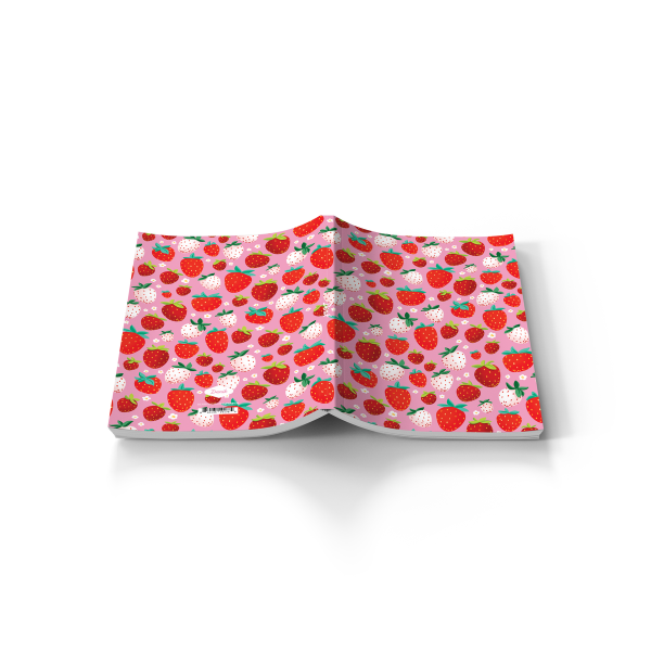 Soft touch layflat notebook journal with smooth cover for everyday writing