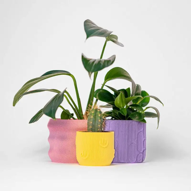 Bright Pot Nested 3-Pack decorative planter set