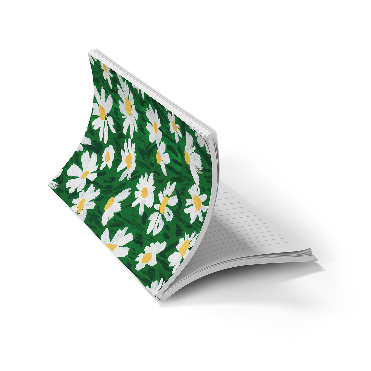 Painted Daisies Classic Layflat Notebook Journal