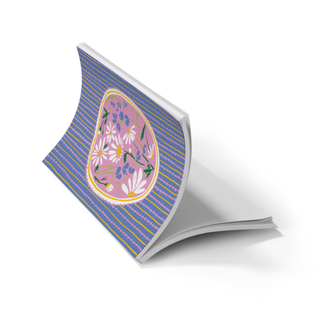 flexible cover opening on lined journal notebook