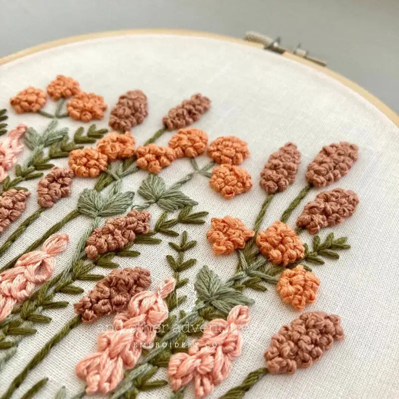 Embroidery Kit Avonlea in Terracotta | DIY Stitch Craft Set