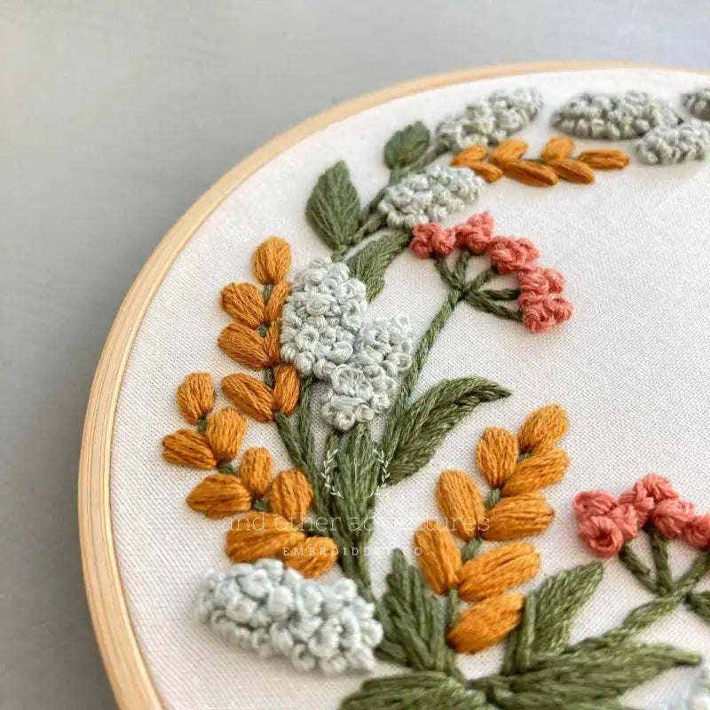 Embroidery Kit Avonlea in Terracotta | DIY Stitch Craft Set