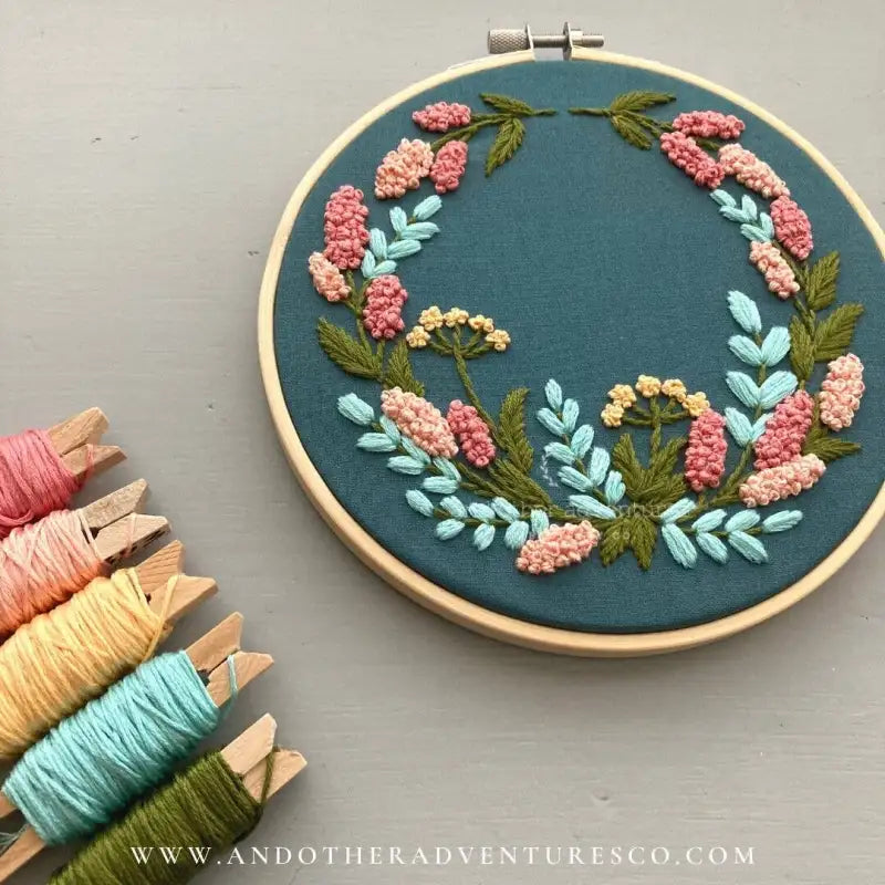 Embroidery Kit Avonlea in Terracotta | DIY Stitch Craft Set