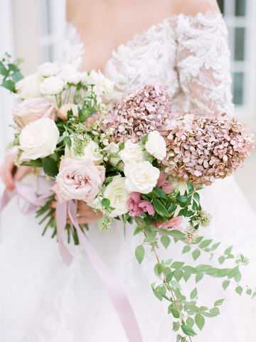 Hive Collection: Bridal Bouquet in Soft Berry Buzz