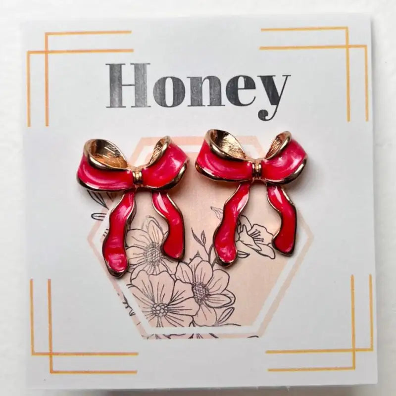 Honey Christmas Earrings | Festive Holiday Jewelry
