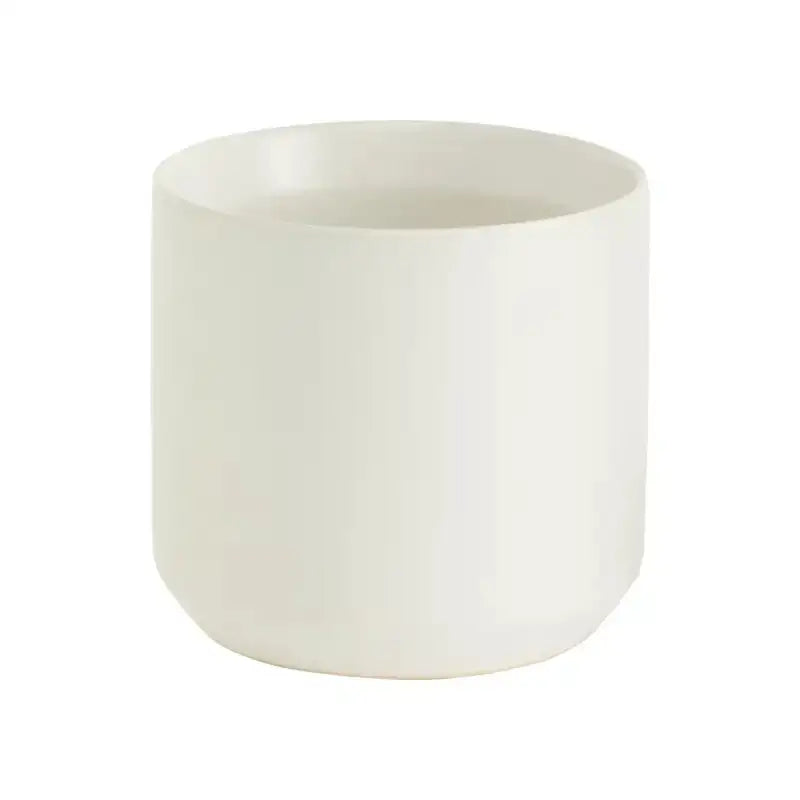Kendall White Plant Pot Dallas TX Modern Planter