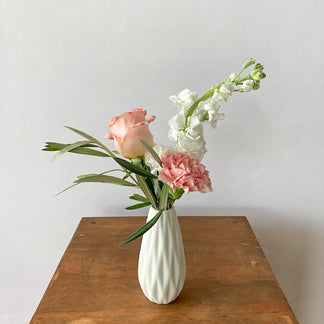 Grab and go bud vase flower arrangement from Richardson Texas florist