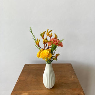Grab and go bud vase flower arrangement from Richardson Texas florist