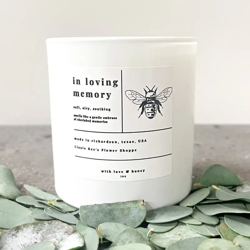 Candle in Loving Memory scented memorial candle
