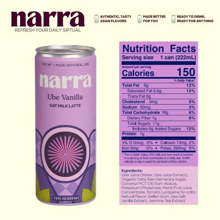 Narra Oat Milk Lattes