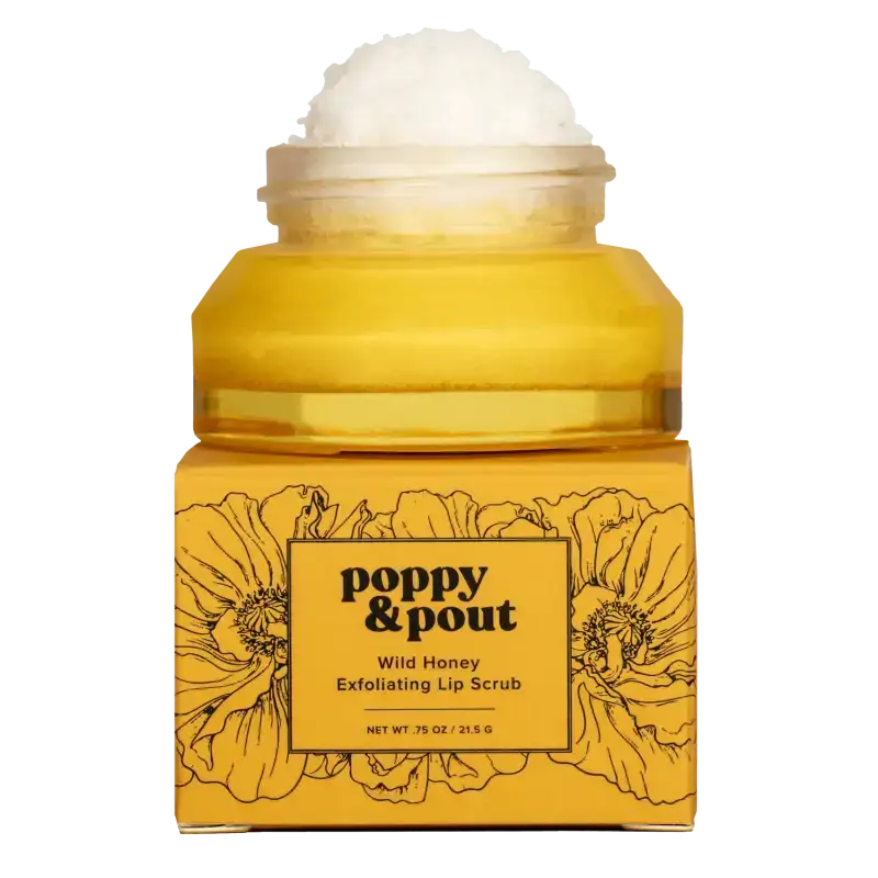 Poppy Pout Natural Lip Scrub