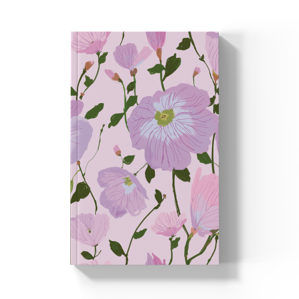 Soft touch layflat notebook journal with smooth cover for everyday writing