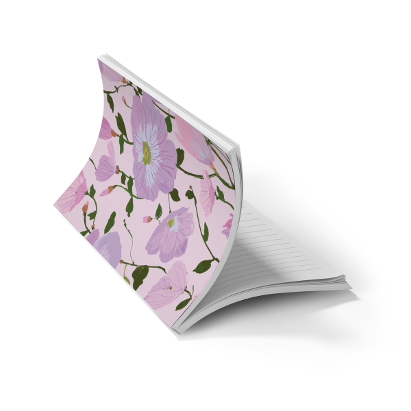 Soft touch layflat notebook journal with smooth cover for everyday writing