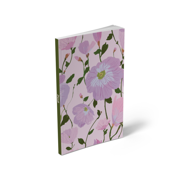 Soft touch layflat notebook journal with smooth cover for everyday writing