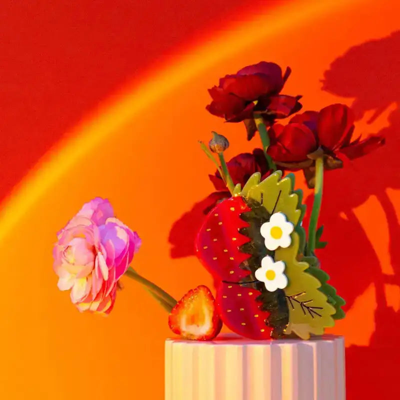 Jenny Lemons | Strawberries and Flowers Hair Claw Accessory
