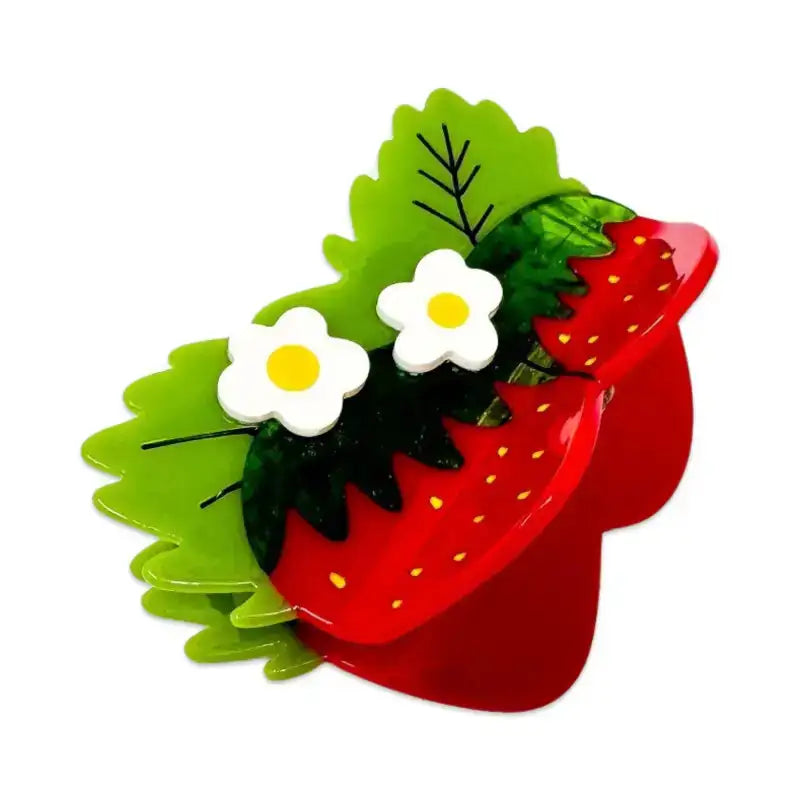 Jenny Lemons | Strawberries and Flowers Hair Claw Accessory