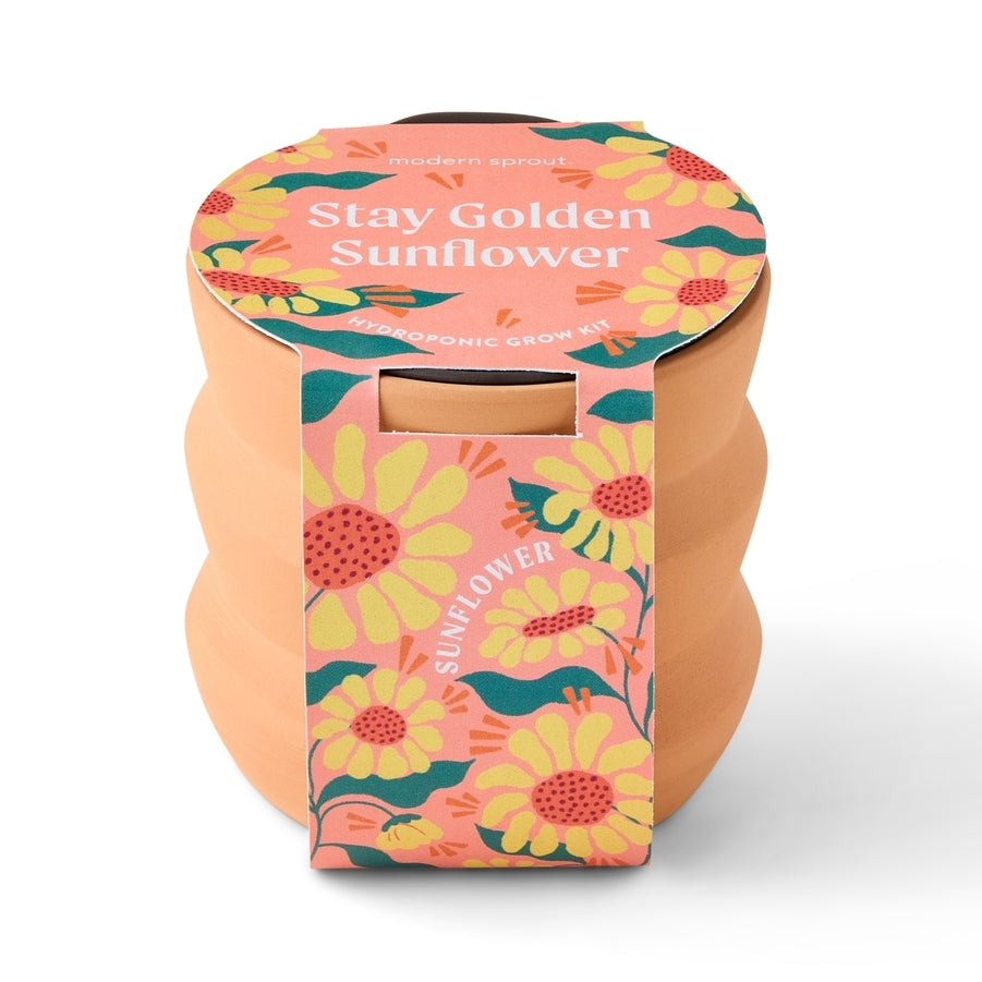 Tiny Terracotta Grow Kits | Stay Golden Sunflower