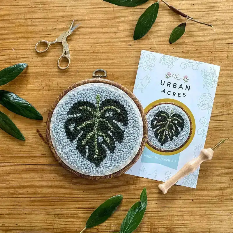 Urban Acres Punch Needle Kit Buy Dallas TX Craft Gift – Lizzie