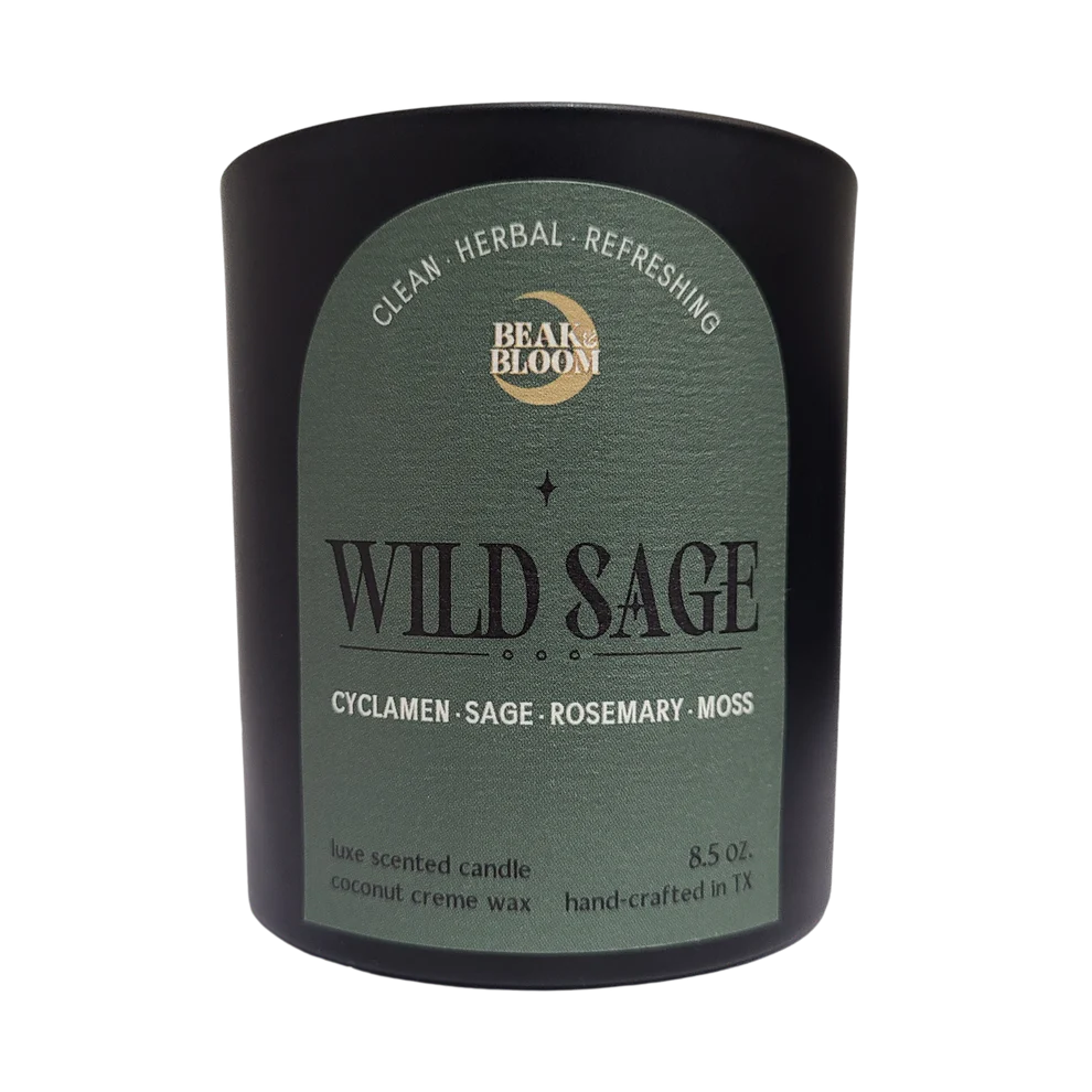 Beak & Bloom | Wild Sage Candle