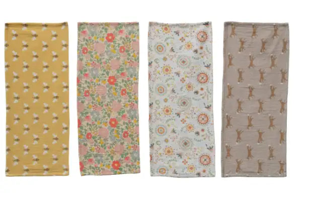 Woven Cotton Printed Burp Cloth Dallas TX Baby Gift