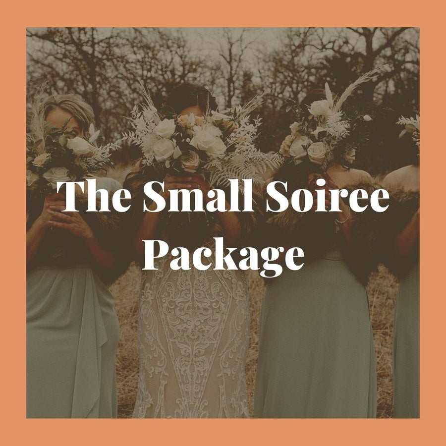Hive Collection: The Small Soiree Package in Boho Honey |  - Lizzie Bee's Flower Shoppe