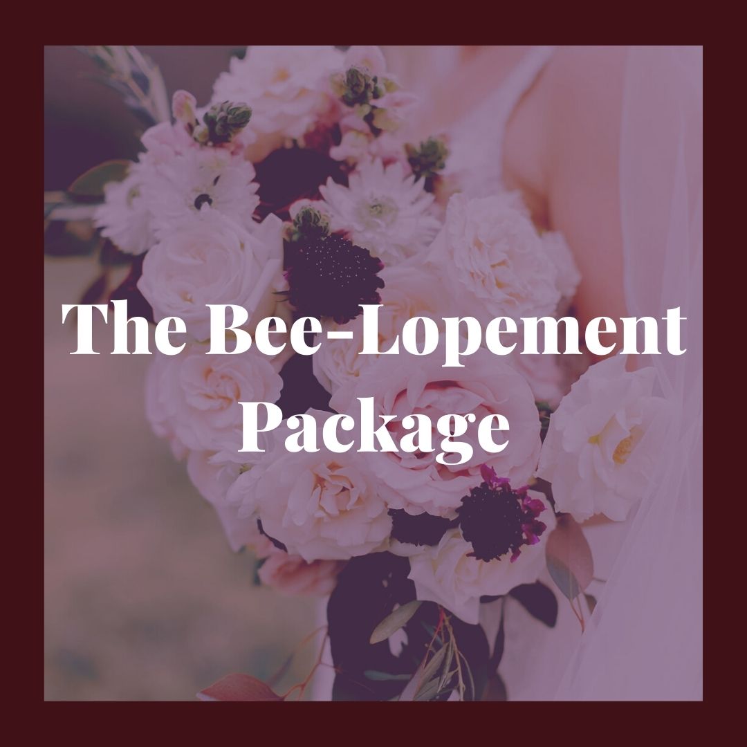 Hive Collection: The Bee-Lopement Package in Royal Romance |  - Lizzie Bee's Flower Shoppe