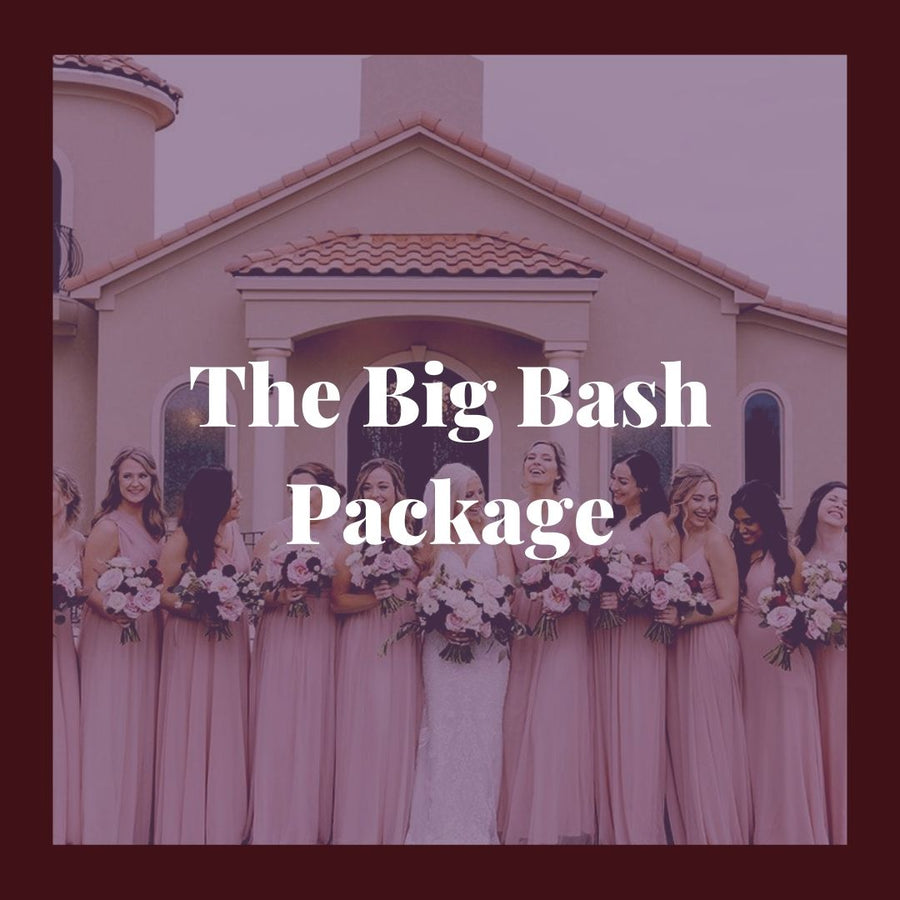 Hive Collection: The Big Bash Package in Royal Romance |  - Lizzie Bee's Flower Shoppe