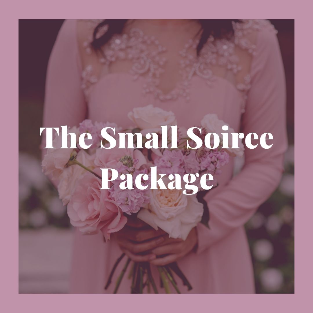 Hive Collection: The Small Soiree Package in Soft Berry Buzz |  - Lizzie Bee's Flower Shoppe