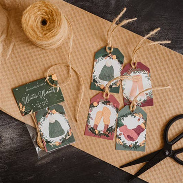 Winter Warmth Gift Tag Set of 4