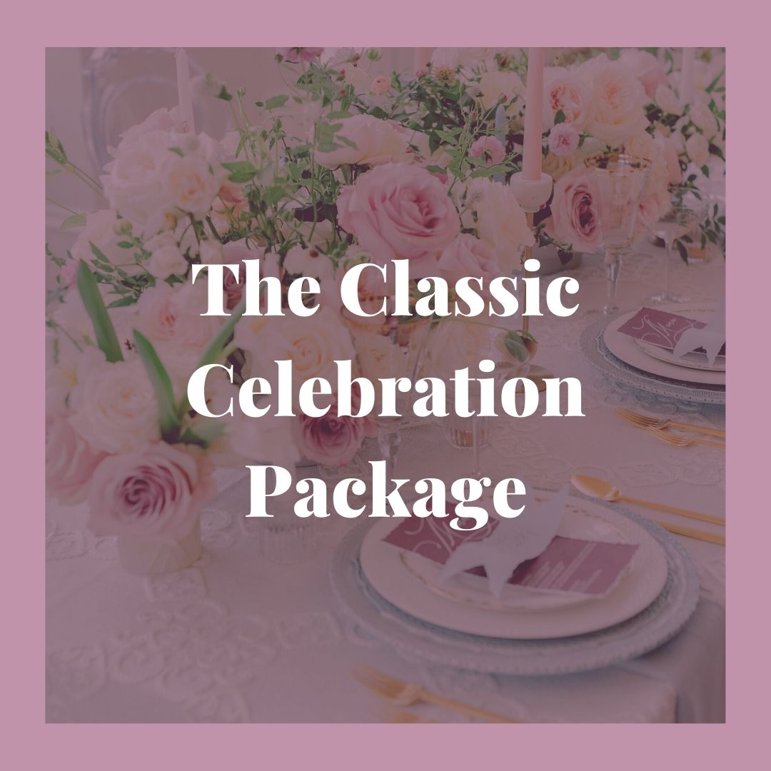 Hive Collection: The Classic Celebration Package in Soft Berry Buzz |  - Lizzie Bee's Flower Shoppe