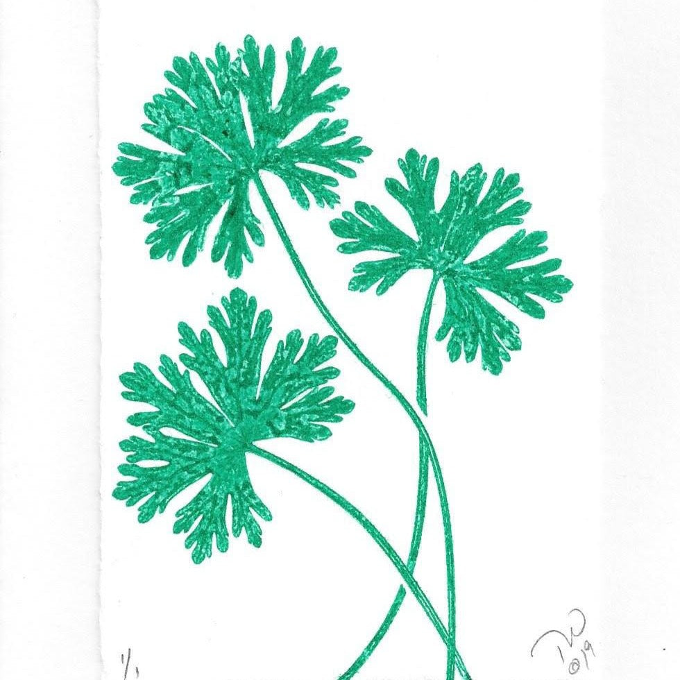 Customizable Botanical Art Card